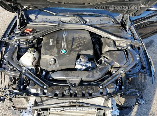 WBA3T7C59G5A37579 2016 BMW 4 SERIES Black Вид задньої частини салону
