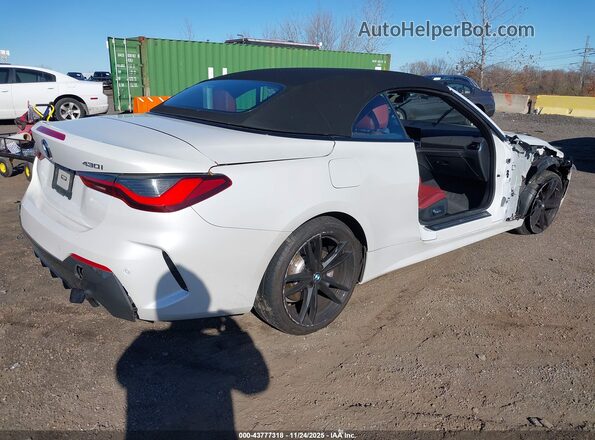 WBA43AT00NCH76113 2022 BMW 4 SERIES White უკანა მარჯვენა
