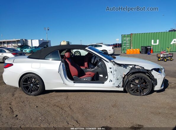 WBA43AT00NCH76113 2022 BMW 4 SERIES White უკანა სალონის ხედი