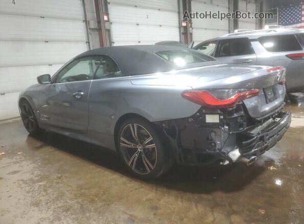 WBA43AT07NCJ47591 2022 BMW 4 SERIES Gray Задня ліва чверть