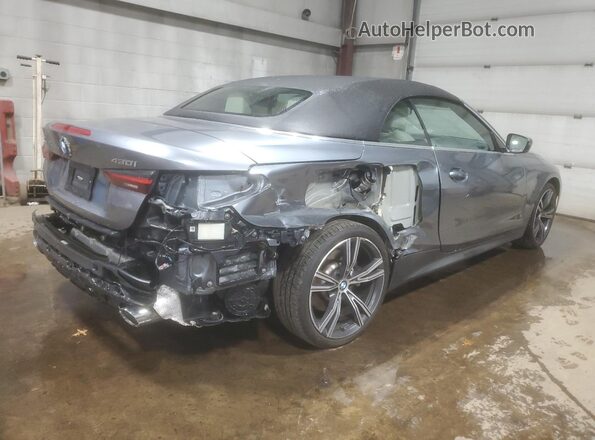WBA43AT07NCJ47591 2022 BMW 4 SERIES Gray Задня права чверть