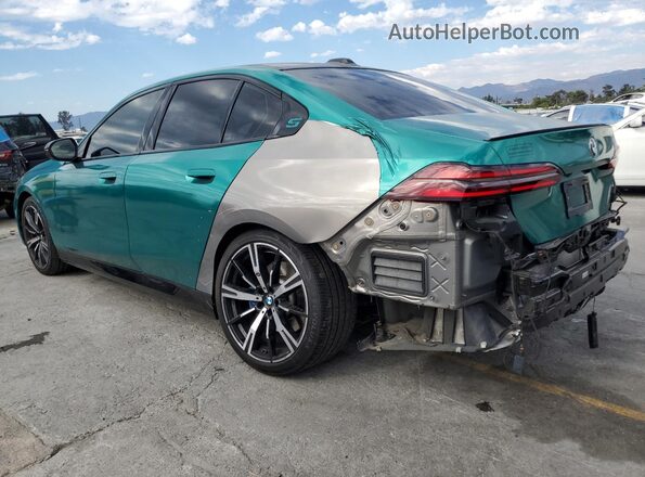 WBA43FJ07RCP96300 2024 BMW 5 SERIES Зеленый Задняя левая четверть