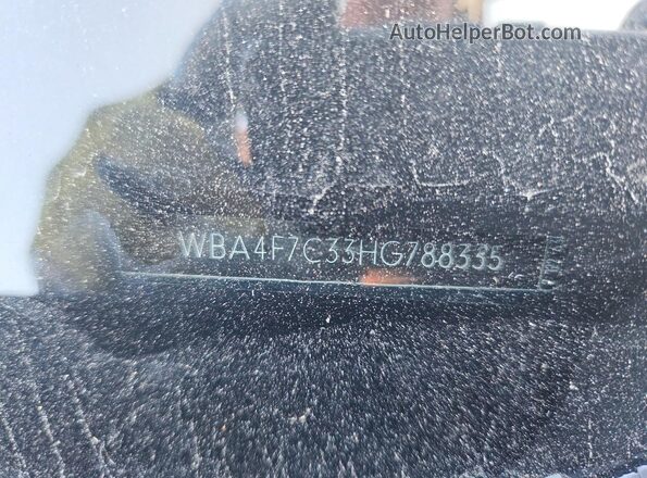 WBA4F7C33HG788335 2017 BMW 4 SERIES Black Widok komory silnika