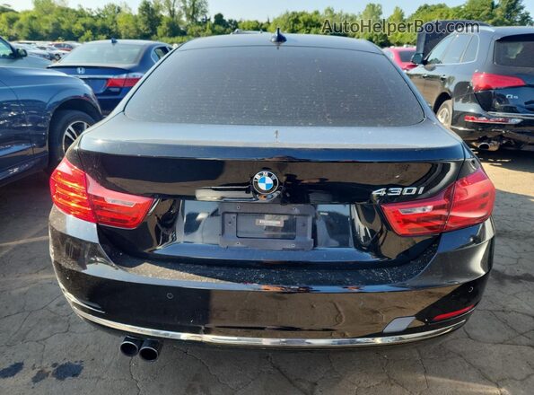 WBA4F7C33HG788335 2017 BMW 4 SERIES Black Widok z tyłu