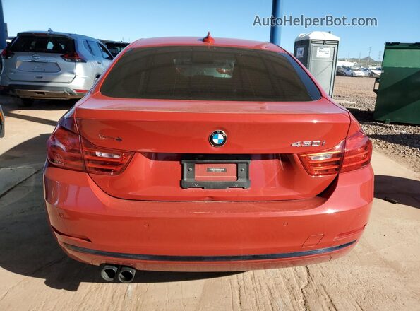 WBA4F7C34HG788893 2017 BMW 4 SERIES Red უკანა ხედი