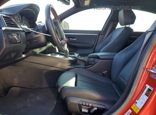 WBA4F7C34HG788893 2017 BMW 4 SERIES Red წინა სალონის ხედი