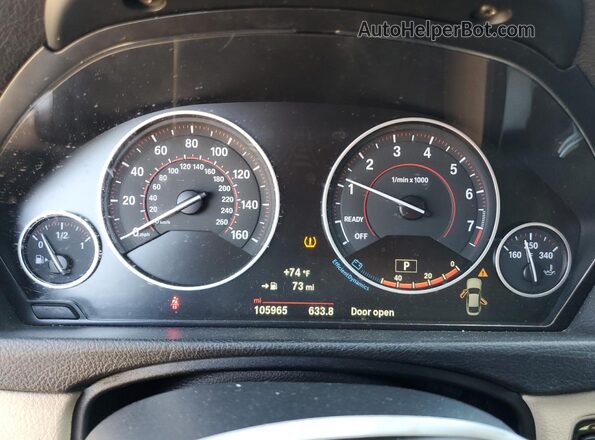 WBA4F7C39HG788095 2017 BMW 4 SERIES White ხელსაწყოთა პანელის ხედი