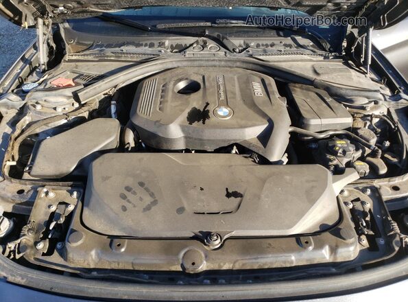 WBA4J1C06LBU68417 2020 BMW 4 SERIES Gray Widok wnętrza z tyłu