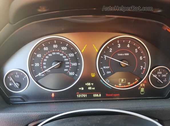 WBA4J1C06LBU68417 2020 BMW 4 SERIES Gray Widok zestawu wskaźników