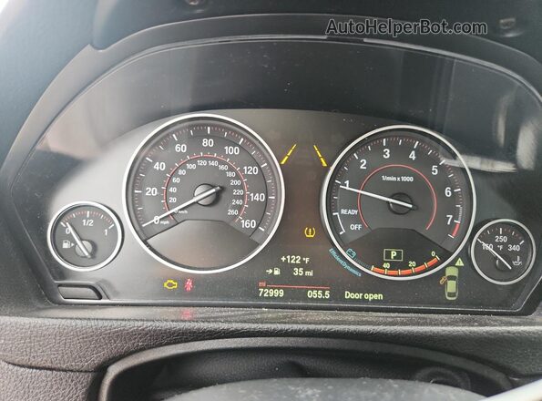 WBA4J3C07LCD22990 2020 BMW 4 SERIES White ხელსაწყოთა პანელის ხედი
