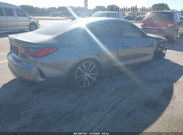 WBA53AP00MCG92211 2021 BMW 4 SERIES Gray Trasero derecho
