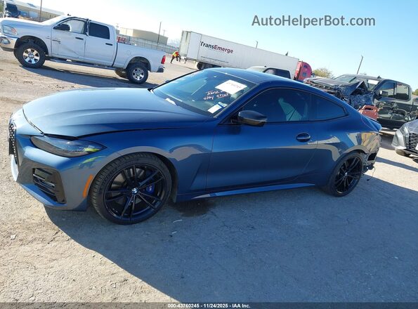 WBA53AP00NCJ68121 2022 BMW 4 SERIES Navy Widok wnętrza 360 stopni