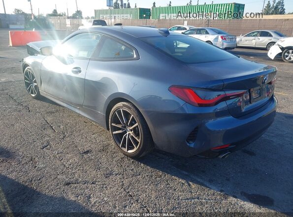 WBA53AP02NCK01667 2022 BMW 4 SERIES Blue Հետևի ձախ