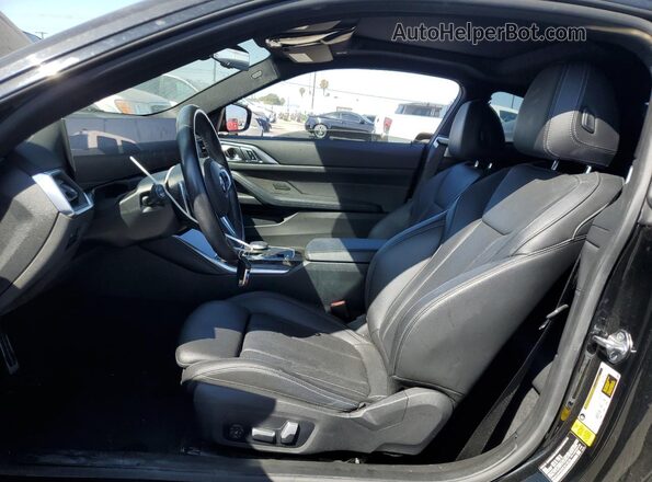 WBA53AP02RCN19228 2024 BMW 4 SERIES Black Vista interior delantera