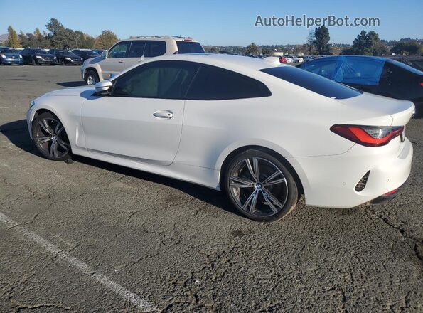 WBA53AP04MCF77207 2021 BMW 4 SERIES White Trasero izquierdo