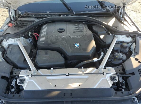 WBA53AP04MCF77207 2021 BMW 4 SERIES White Vista interior trasera