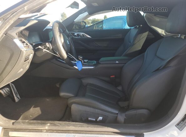 WBA53AP04MCF77207 2021 BMW 4 SERIES White Vista interior delantera