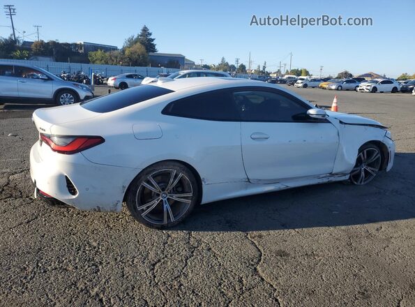 WBA53AP04MCF77207 2021 BMW 4 SERIES White Trasero derecho