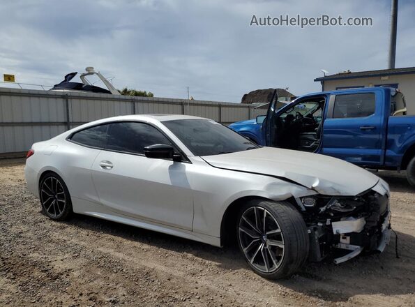 WBA53AP05MCG98473 2021 BMW 4 SERIES White Front right
