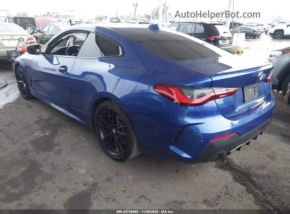 WBA53AP06NCJ60010 2022 BMW 4 SERIES Blue Tył lewy