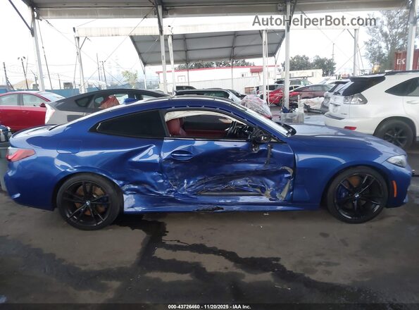 WBA53AP06NCJ60010 2022 BMW 4 SERIES Blue Widok wnętrza 360 stopni