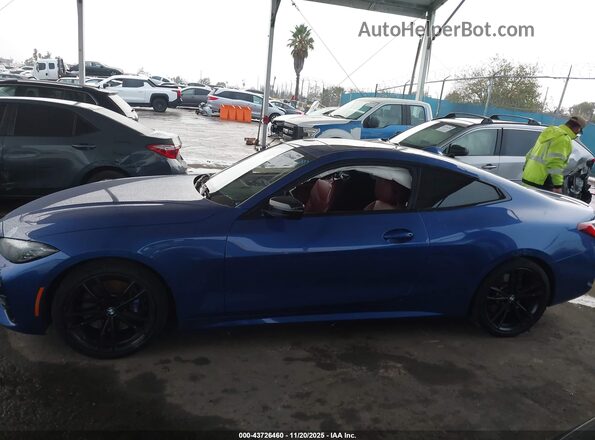 WBA53AP06NCJ60010 2022 BMW 4 SERIES Blue 