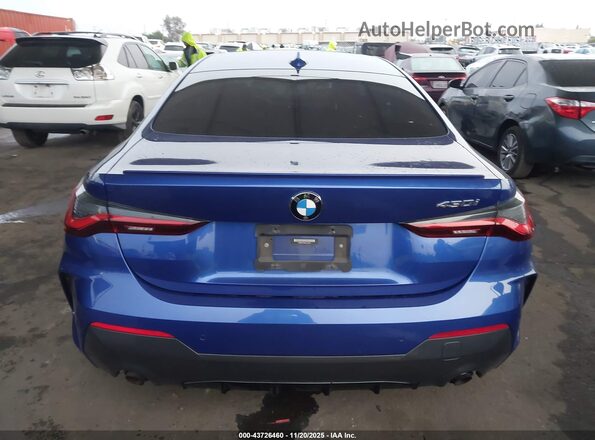 WBA53AP06NCJ60010 2022 BMW 4 SERIES Blue 