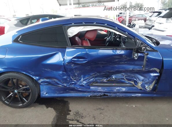 WBA53AP06NCJ60010 2022 BMW 4 SERIES Blue 