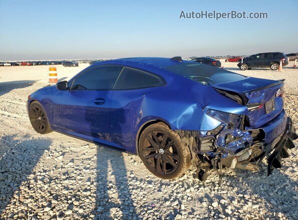 WBA53AP07MCG49713 2021 BMW 4 SERIES Синий Задняя левая четверть