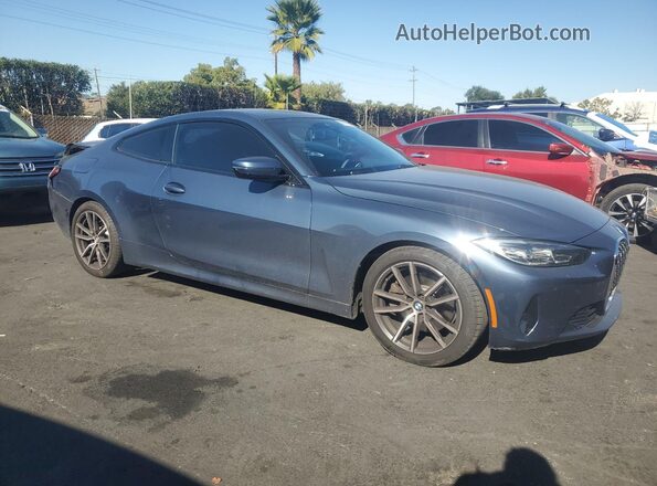 WBA53AP07NCK23955 2022 BMW 4 SERIES Blue Przód prawy
