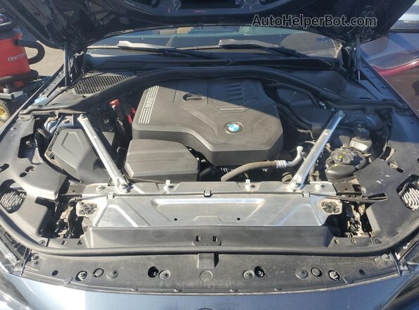 WBA53AP07NCK23955 2022 BMW 4 SERIES Blue Widok wnętrza z tyłu