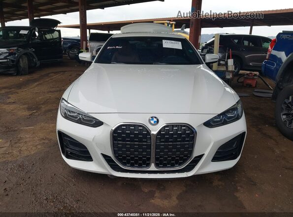 WBA53AP09NCJ58476 2022 BMW 4 SERIES White Սալոնի հետևի տեսք