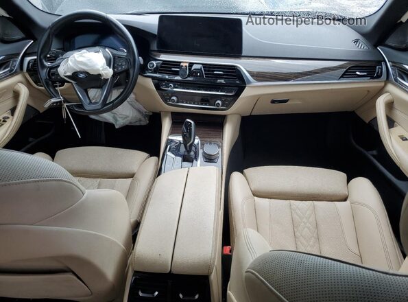 WBA53BH02MWX31445 2021 BMW 5 SERIES Black Widok deski rozdzielczej