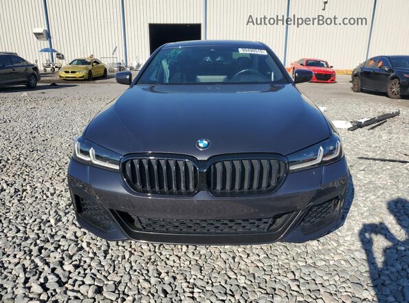 WBA53BH02NCJ29423 2022 BMW 5 SERIES Black წინა ხედი