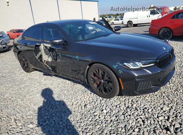 WBA53BH02NCJ29423 2022 BMW 5 SERIES Black წინა მარჯვენა