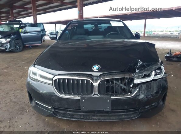 WBA53BH03MCF80958 2021 BMW 5 SERIES Black Rear interior view