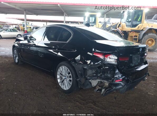 WBA53BH03MCF80958 2021 BMW 5 SERIES Black Rear left