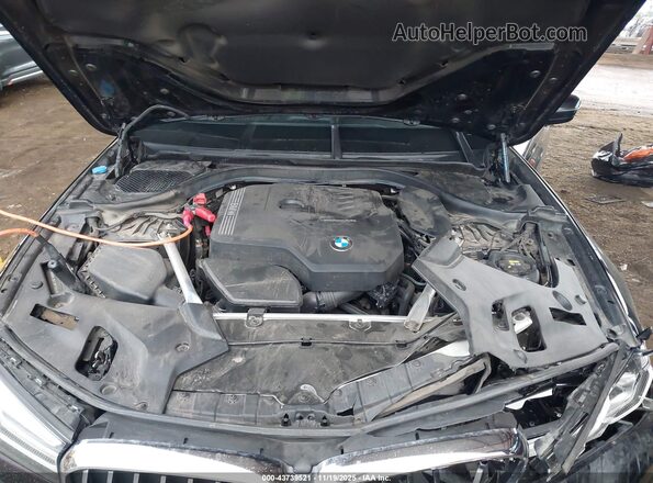 WBA53BH03MCF80958 2021 BMW 5 SERIES Black Rear view