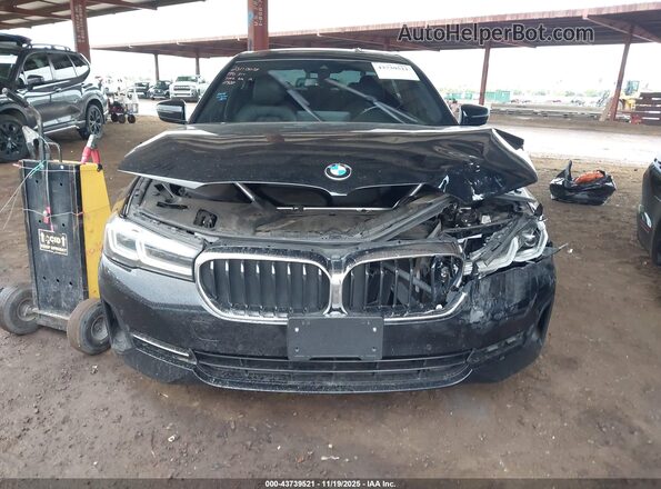 WBA53BH03MCF80958 2021 BMW 5 SERIES Black Front view