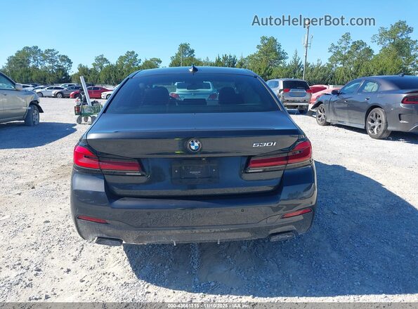 WBA53BH03MCG09861 2021 BMW 5 SERIES Gray 