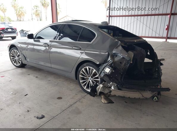 WBA53BH05NWX51058 2022 BMW 5 SERIES Gray უკანა მარცხენა