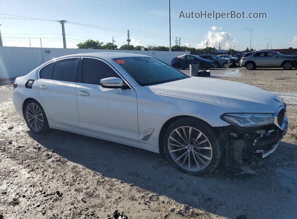 WBA53BH05PWY19166 2023 BMW 5 SERIES Белый Передняя правая четверть