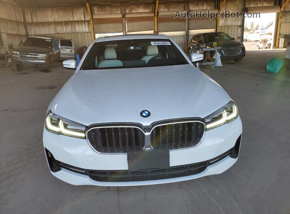 WBA53BH07MCF35926 2021 BMW 5 SERIES White Widok z przodu