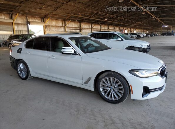 WBA53BH07MCF35926 2021 BMW 5 SERIES White Przód prawy