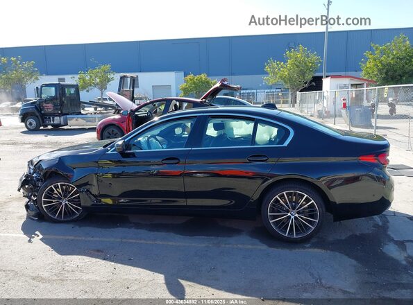 WBA53BH0XMCF31014 2021 BMW 5 SERIES Black სალონის 360-გრადუსიანი ხედი