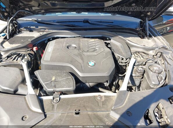 WBA53BH0XMCF31014 2021 BMW 5 SERIES Black უკანა ხედი