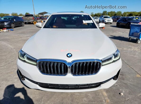 WBA53BH0XMCG50701 2021 BMW 5 SERIES White Front view