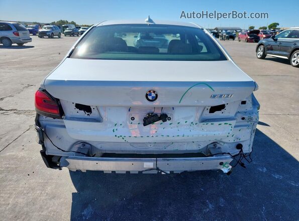 WBA53BH0XMCG50701 2021 BMW 5 SERIES White Rear view