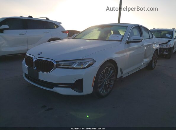 WBA53BH0XNCK42097 2022 BMW 5 SERIES White Przód lewy