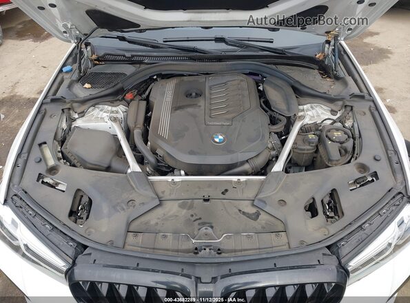 WBA53BJ00MCF56384 2021 BMW 5 SERIES White Rear view